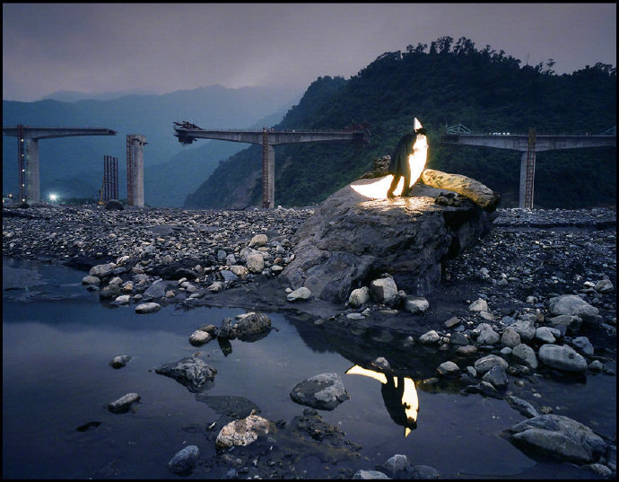 夜景风景图片 夜晚月亮图片