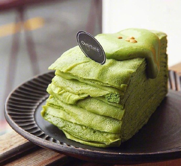 抹茶控甜甜蜜蜜的下午茶糕点图片