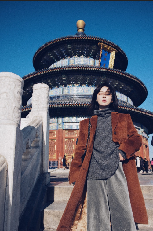 网络红人娜娜游客照漂亮美女图片