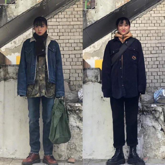 暗色调显瘦秋冬穿搭参考