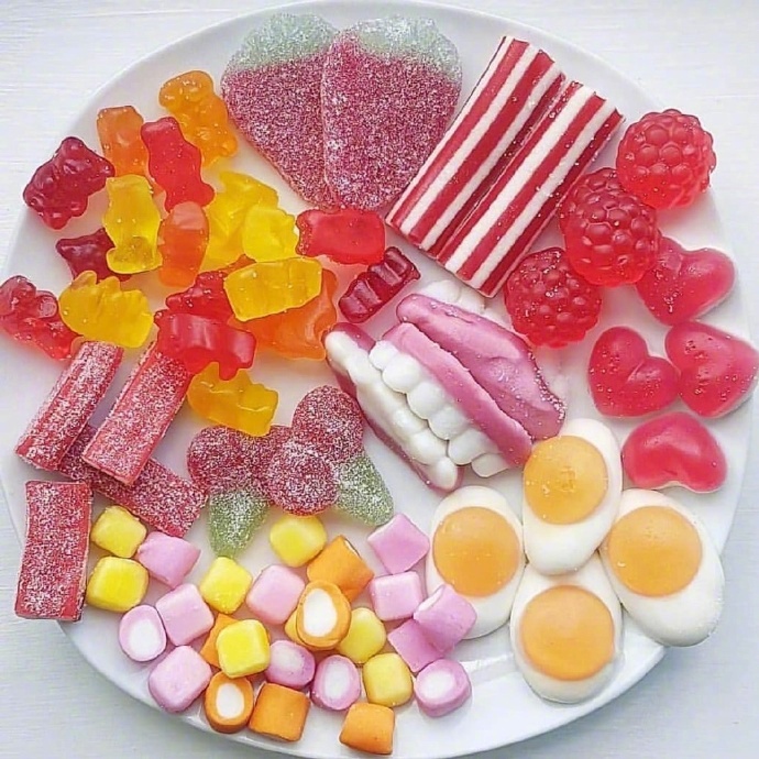 好吃的小零食营养软糖图片