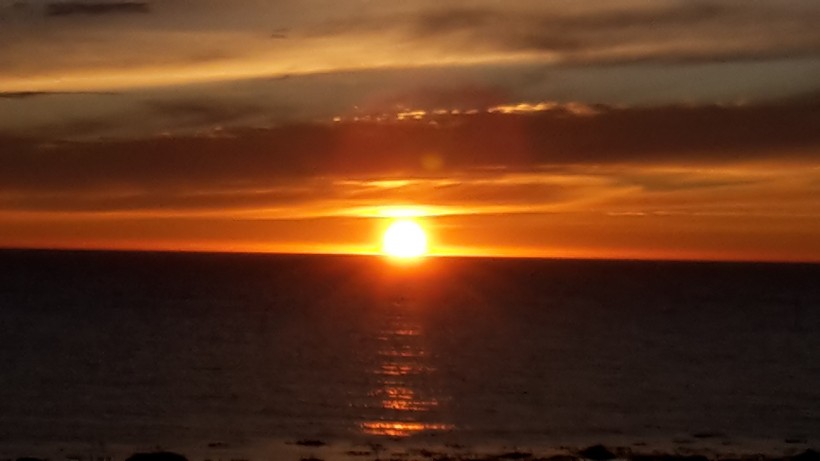 大自然风景唯美的夕阳晚霞图片