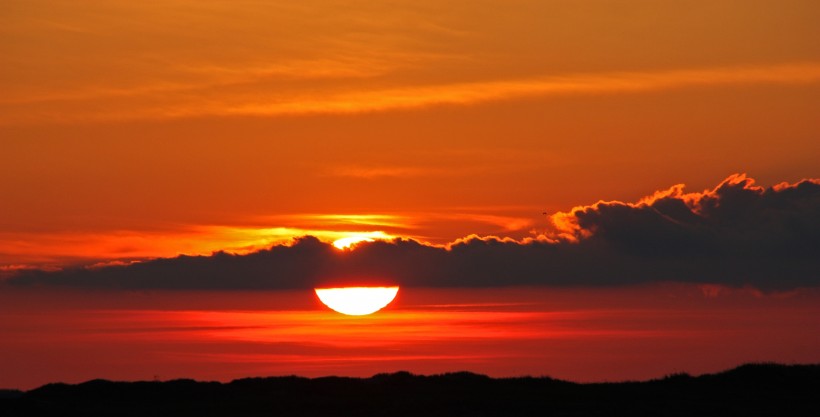 大自然风景唯美的夕阳晚霞图片