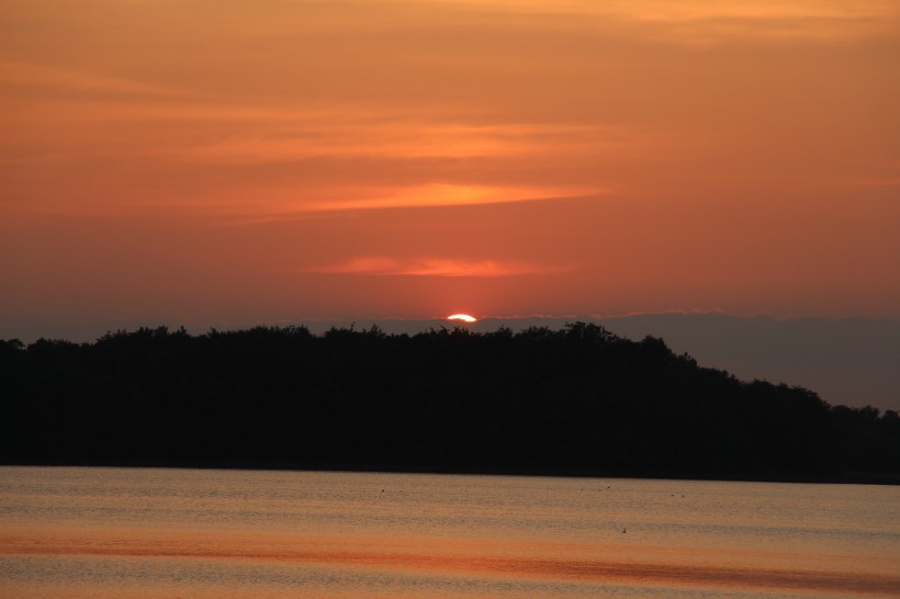 大自然风景唯美的夕阳晚霞图片