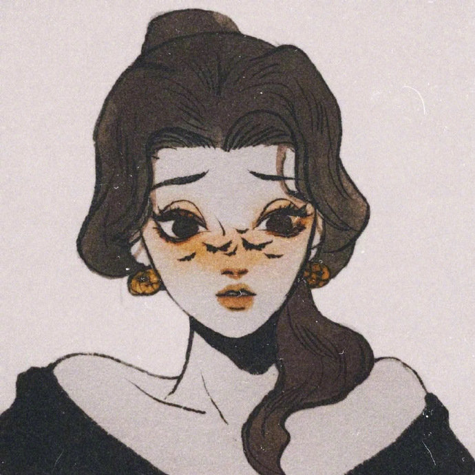 暗黑系迪士尼公主头像图片 漫画女生头像图片