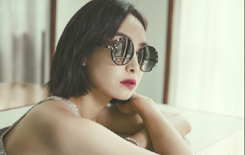 中国美女明星宋茜墨镜代言时尚图片