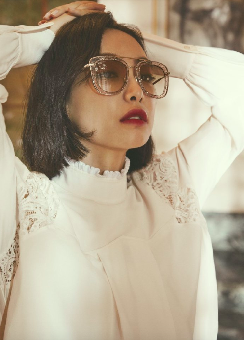 中国美女明星宋茜墨镜代言时尚图片