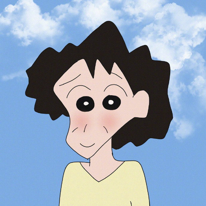 全家福蜡笔小新头像图片