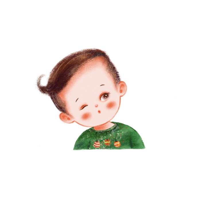 可爱女孩头像图片 圣诞节可爱女生头像图片