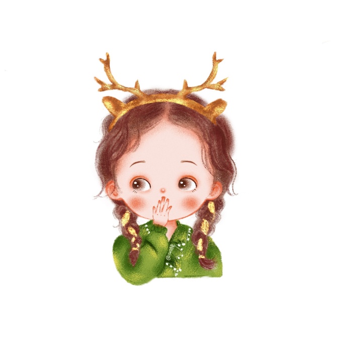 可爱女孩头像图片 圣诞节可爱女生头像图片