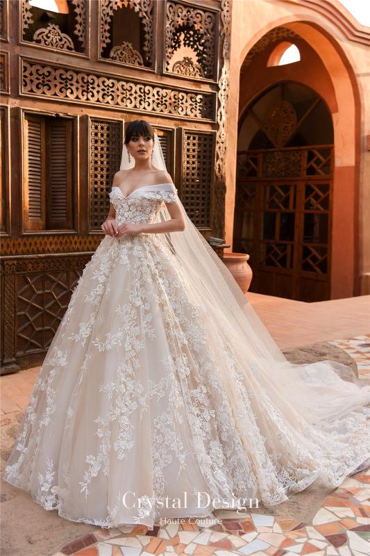 大拖尾唯美婚纱图片大全2019款