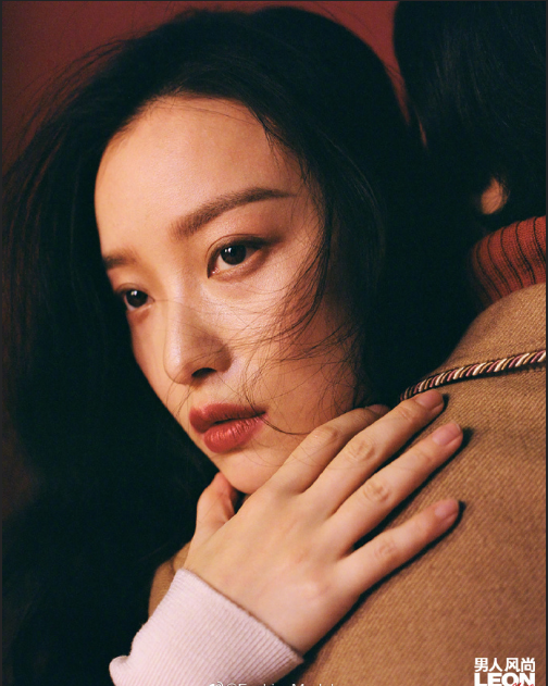中国明星美女倪妮 x LEON《男人风尚》烈焰女郎封面图片