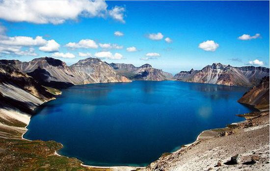 人间仙境长白山天池风景图片