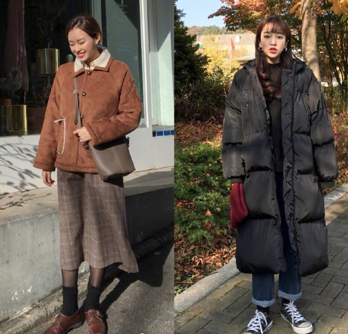 元气少女的秋冬学院风服装搭配参考