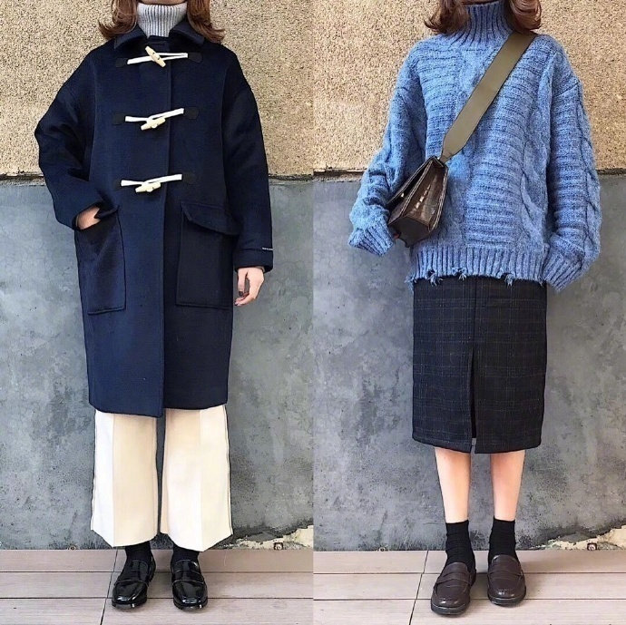 时髦又好看的学院风休闲衣服搭配图片