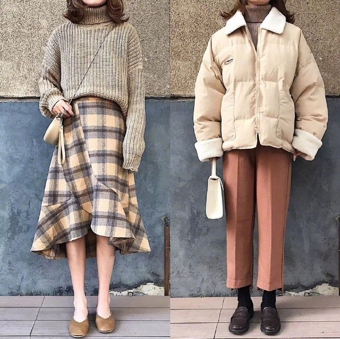 时髦又好看的学院风休闲衣服搭配图片