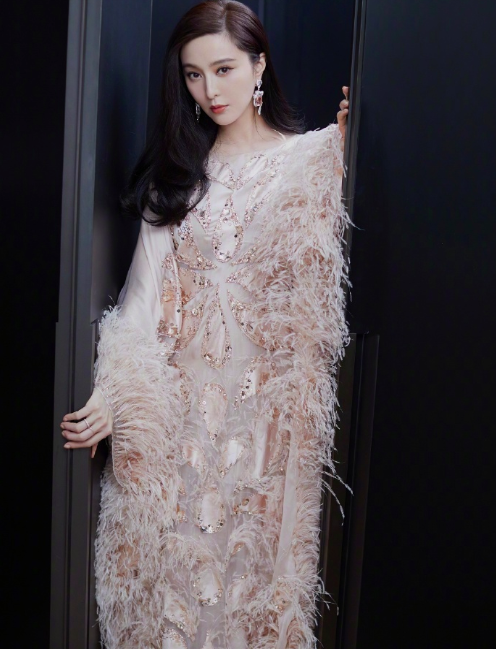 中国美女明星范冰冰高级定制礼服出席活动图片