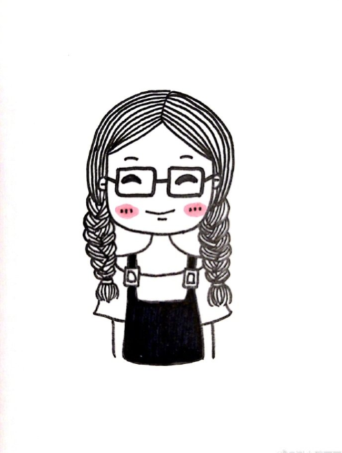 一组小女孩头像图片 可爱女生头像图片谢小胖画画