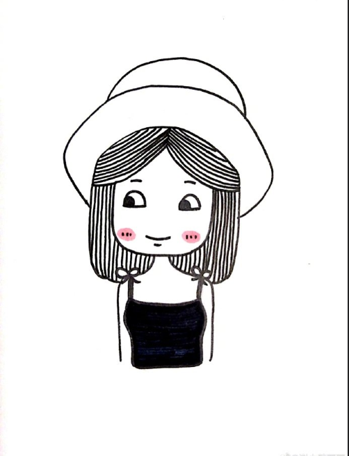 一组小女孩头像图片 可爱女生头像图片谢小胖画画