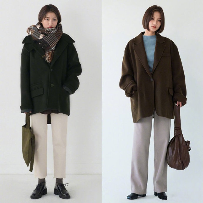 欧美范保暖时尚冬日服装搭配参考