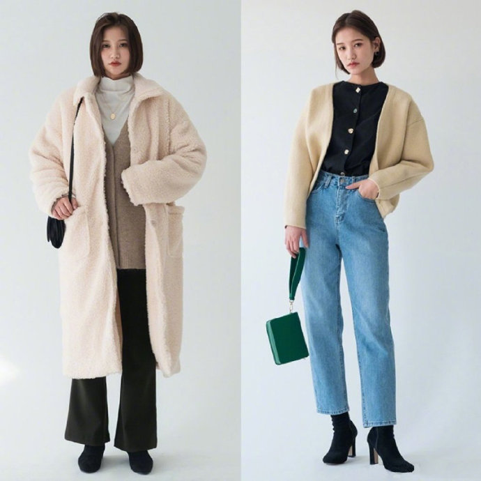 欧美范保暖时尚冬日服装搭配参考