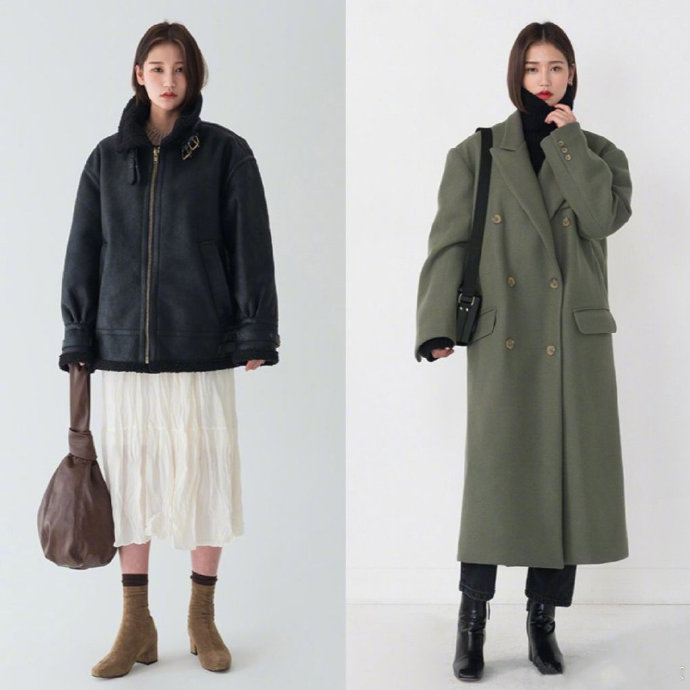欧美范保暖时尚冬日服装搭配参考