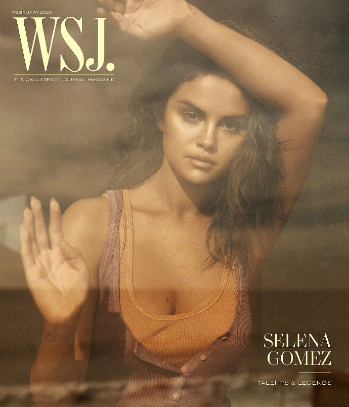 美国美女歌手Selena Gomez X《WSJ》家居照封面图片