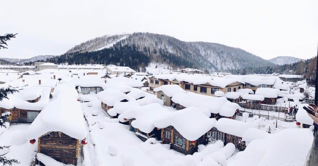 雪白纯净的世界中国雪乡风景图片