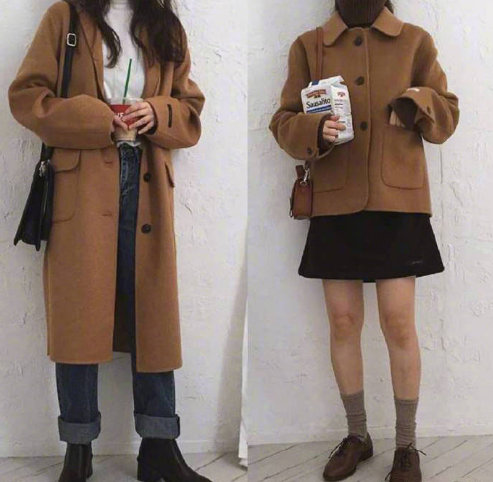 文艺女生冬季混搭服装搭配参考