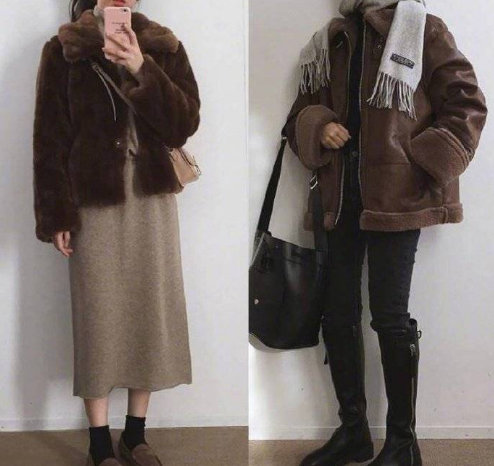 文艺女生冬季混搭服装搭配参考
