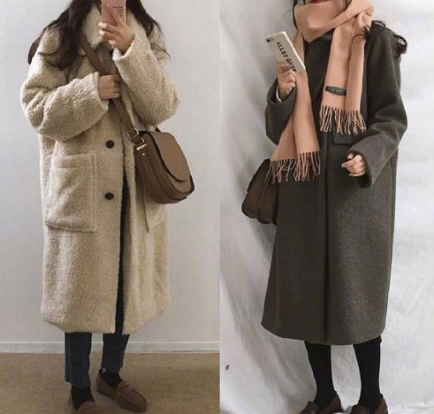 文艺女生冬季混搭服装搭配参考
