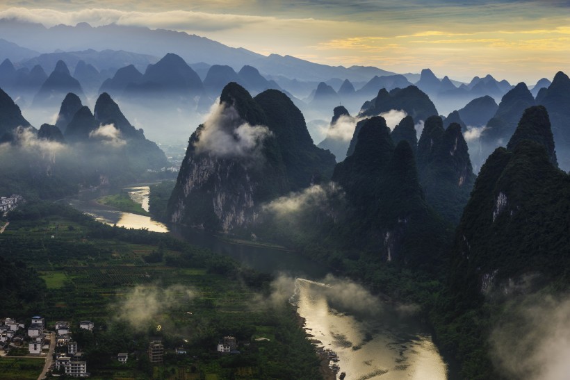 美丽的广西桂林山水自然风景图片