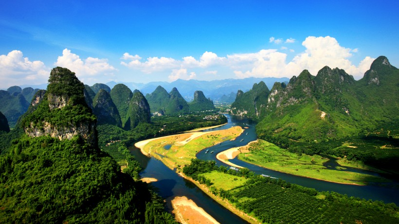 美丽的广西桂林山水自然风景图片