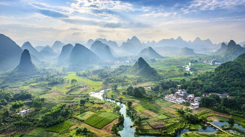 美丽的广西桂林山水自然风景图片