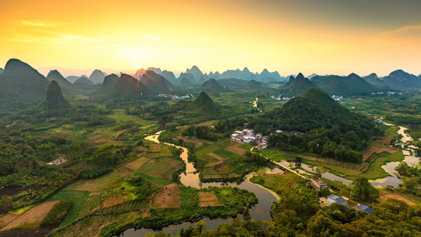 美丽的广西桂林山水自然风景图片