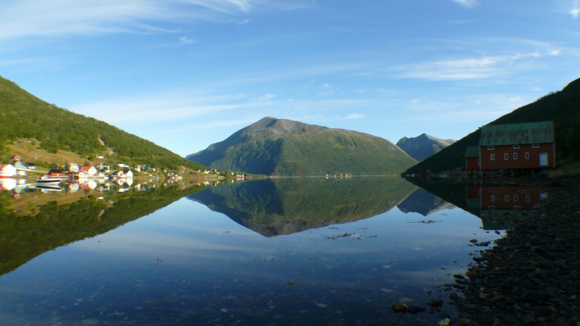 自然风景挪威峡湾图片