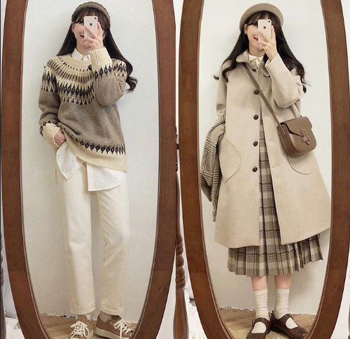 18套温婉复古的冬日气质保暖服装搭配技巧