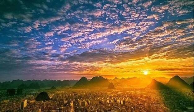 大自然风景靖西山水图片