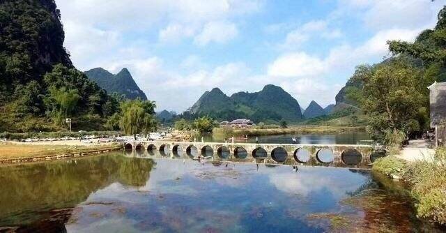 大自然风景靖西山水图片