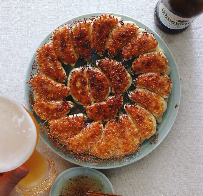 北方小吃超美味的煎饺图片