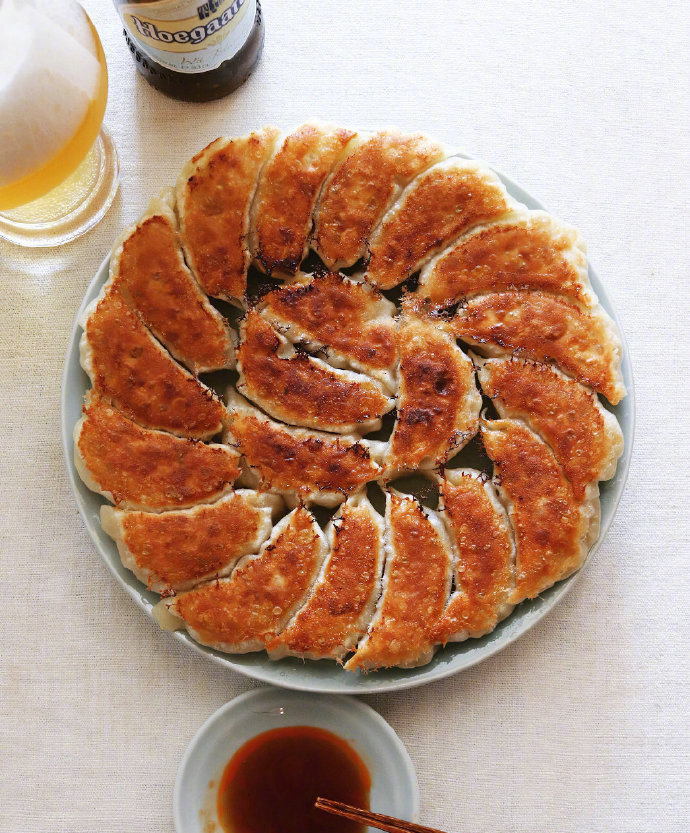 北方小吃超美味的煎饺图片