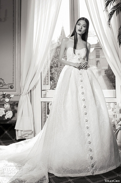 YolanCris 2019婚纱系列漂亮的婚纱礼服图片