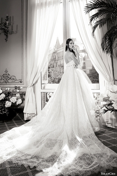 YolanCris 2019婚纱系列漂亮的婚纱礼服图片