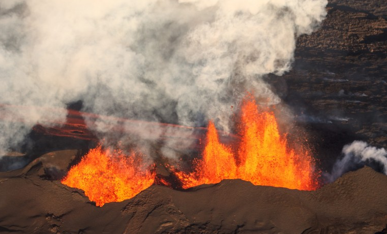 令人震撼的灾难火山喷发图片