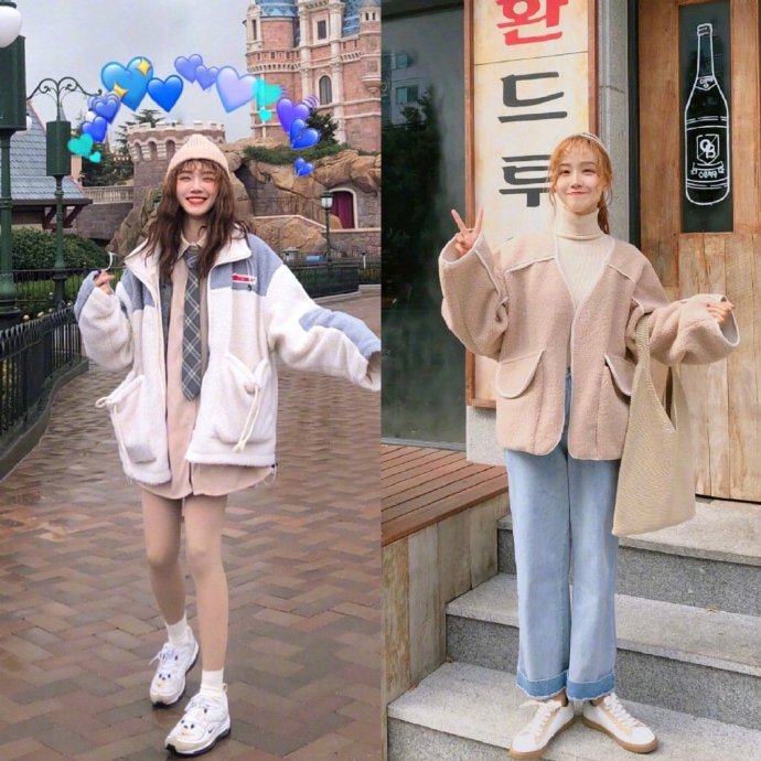 18套冬季减龄少女服装搭配技巧美美的过年吖