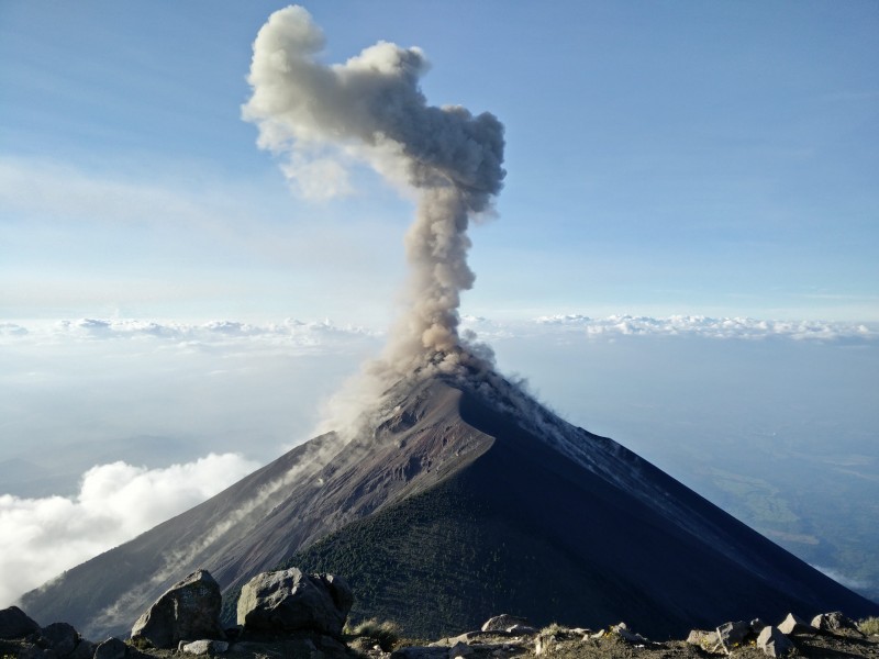 令人震撼的灾难火山喷发图片