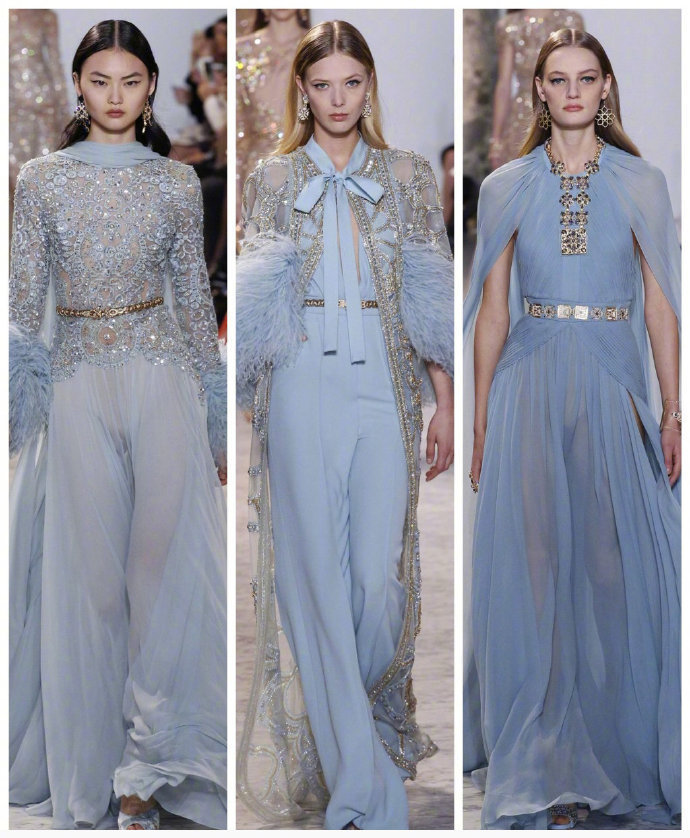 迪拜名媛婚纱礼服品牌Elie Saab 秋冬高级定制