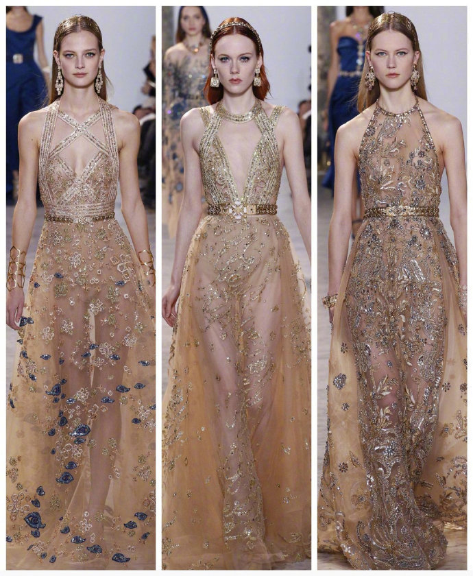 迪拜名媛婚纱礼服品牌Elie Saab 秋冬高级定制