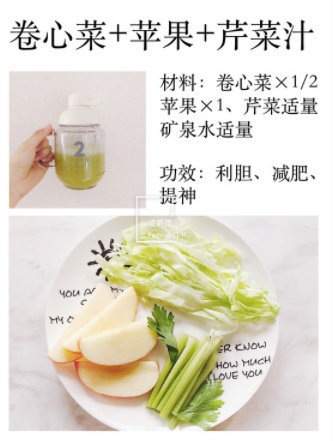 超简单DIY美白减脂果蔬汁每天一杯气质好