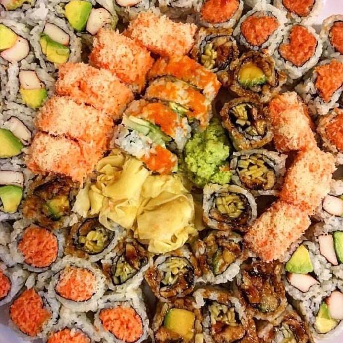 日料寿司大餐图片